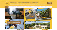 Desktop Screenshot of greouxlesbains-meubles.com